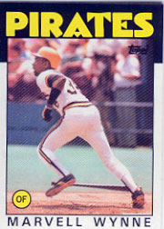 1986 Topps Baseball Cards      525     Marvell Wynne